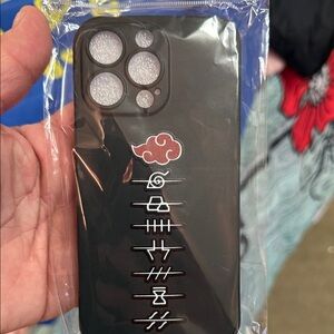 Black Phone Case with Unique Design